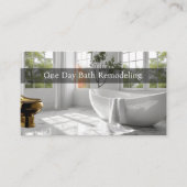 Badkamer verbouwen huis renovaties visitekaartje (Voorkant)