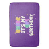 BADKAMER VERJAARDAG OPGEWEKT BADMAT  (Voorkant Verticaal)