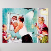 badkamer voor  liefhebbers poster (Voorkant)