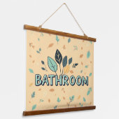 BADKAMER Wand Tapijt Hangend Wandkleed (Gebogen)