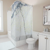 Badkamer Witte Douche Gordijn Stijl 2 (In situ)