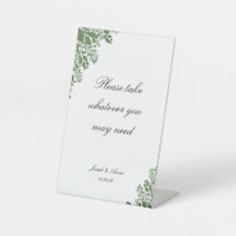  badkamerbord in Classic Greenery