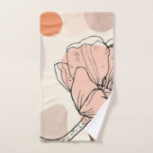 BADKAMERDECOR, NEUTRALE AARDETOON HANDDOEK SET, (Handdoek)