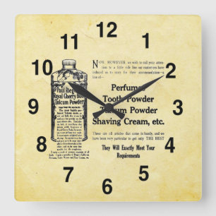  badkamerklok vierkante klok