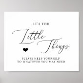 Badkamermand voor bruiloft Help jezelf Poster (Voorkant)