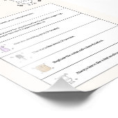 Badkamerregels Essential Etiquette Poster (Hoek)