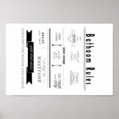 badkamerregels poster (Voorkant)