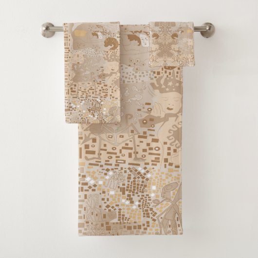 Badkamerset Klimpt Geïnspireerd Rave man Bad Handdoek (Insitu)