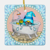 Badkaskabouter keramisch ornament (Voorkant)