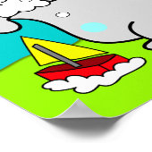 Badkuip Bulldog Puppy Poster 11 (Hoek)