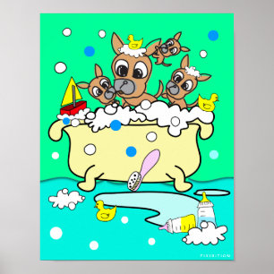 Badkuip Chihuahua Puppy Poster 13