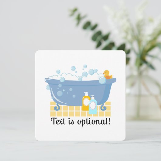 badkuip met bellenbad kaart (Staand voorkant)