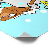 Badkuip Puppy Poster 1 (Hoek)