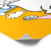 Badkuip Puppy Poster 16 (Hoek)