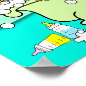 Badkuip Puppy Poster 17 (Hoek)