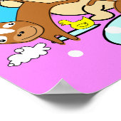 Badkuip Puppy Poster 6 (Hoek)