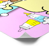 Badkuip Teckel Puppy Poster 15 (Hoek)