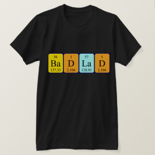 BadLad periodiek shirt van de zinsnede
