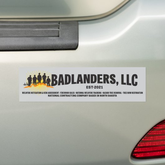 Badlanders LLC-Bumpersticker Bumpersticker (Op auto)