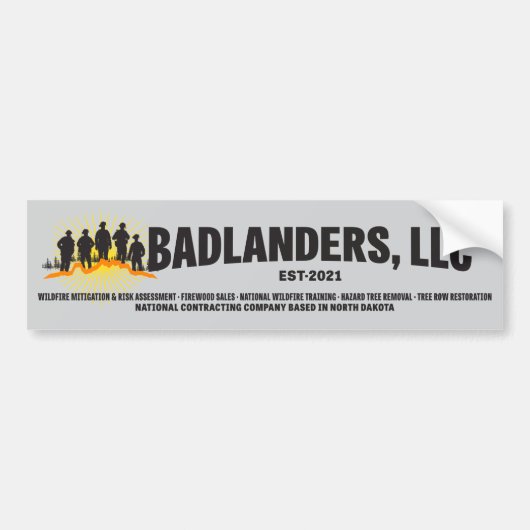 Badlanders LLC-Bumpersticker Bumpersticker (Voorkant)