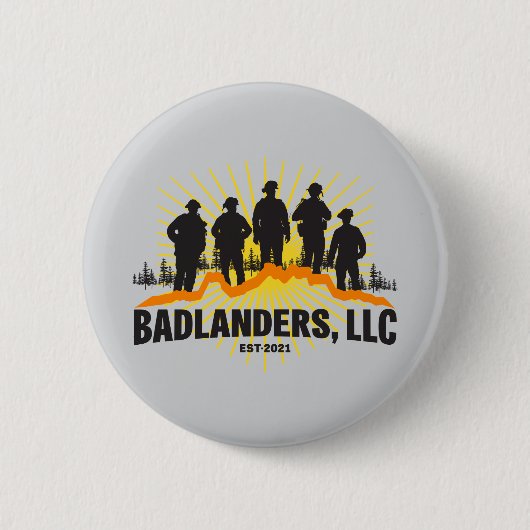 Badlanders LLC-Button Ronde Button 5,7 Cm (Voorkant)