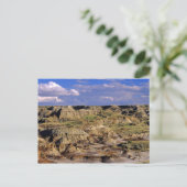 Badlands bij Dinosaur Provincial Park in Alberta, Briefkaart (Staand voorkant)