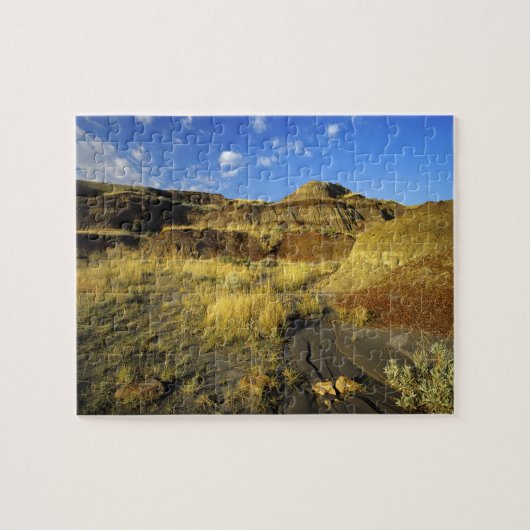 Badlands bij Dinosaur Provincial Park in Alberta, Legpuzzel (Horizontaal)