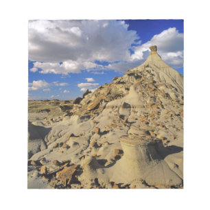 Badlands bij Dinosaur Provincial Park in Alberta, Notitieblok