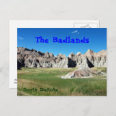 Badlands Briefkaart (Voorkant / Achterkant)
