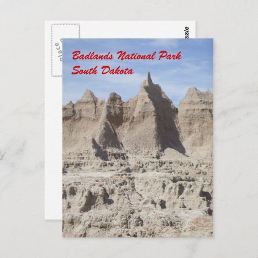 Badlands Briefkaart (Voorkant / Achterkant)