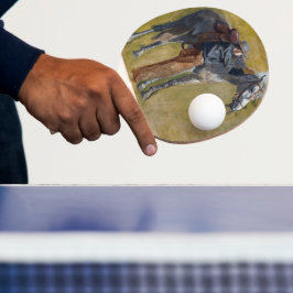 Badlands, Cowboy Horse Old West Thomas Eakins Tafeltennisbatje