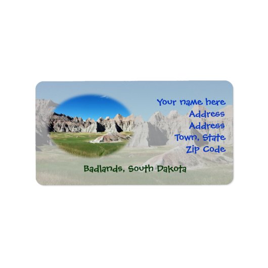Badlands Etiket (Voorkant)