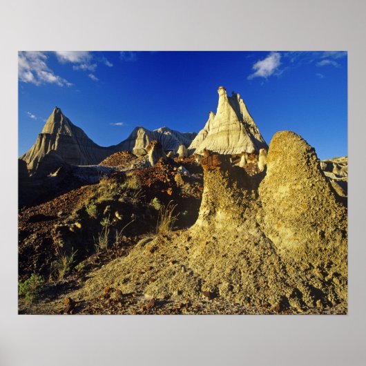 Badlands-formaties bij Dinosaur Provincial Park 2 Poster (Voorkant)