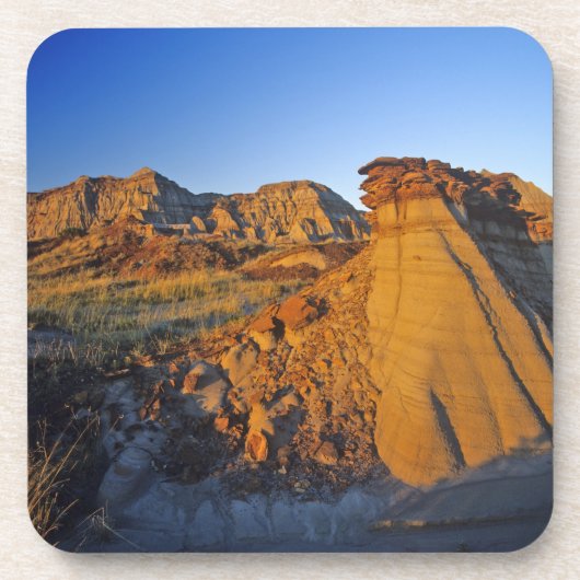 Badlands-formaties bij Dinosaur Provincial Park 3 Onderzetter (Voorkant)