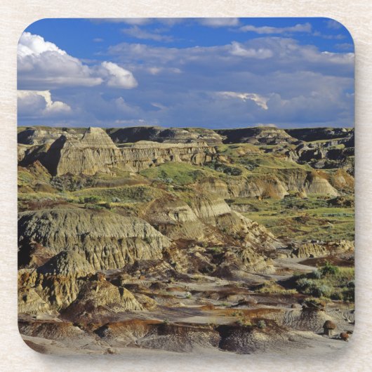 Badlands-formaties bij Dinosaur Provincial Park 4 Bier Onderzetter (Voorkant)