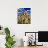 Badlands-formaties bij Dinosaur Provincial Park 5 Poster (Thuiskantoor)