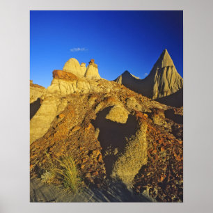 Badlands-formaties bij Dinosaur Provincial Park 6 Poster