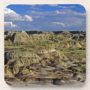 Badlands formaties in het provinciepark Dinosaur 4 Bier Onderzetter