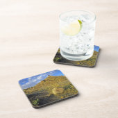 Badlands formaties in het provinciepark Dinosaur Drankjes Onderzetter (Rechterzijde)