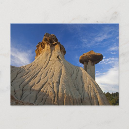 Badlands-formaties in Makoshika State Park in Briefkaart (Voorkant)