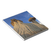 Badlands-formaties in Makoshika State Park in Notitieblok (Schuin)