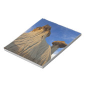 Badlands-formaties in Makoshika State Park in Notitieblok (Linkerzijde)