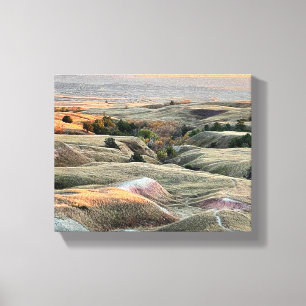 Badlands Hills Canvas Afdruk