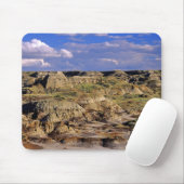 Badlands in Dinosaur Provincial Park in Alberta, 2 Muismat (Met muis)