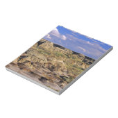 Badlands in Dinosaur Provincial Park in Alberta, 2 Notitieblok (Linkerzijde)