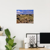 Badlands in Dinosaur Provincial Park in Alberta, 2 Poster (Thuiskantoor)