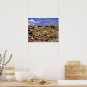 Badlands in Dinosaur Provincial Park in Alberta, 2 Poster (Keuken)