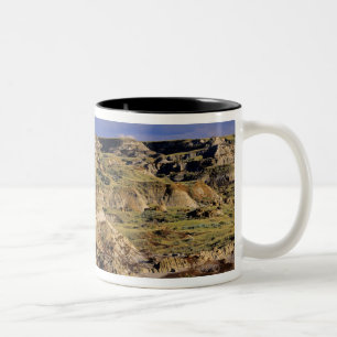 Badlands in Dinosaur Provincial Park in Alberta, 2 Tweekleurige Koffiemok
