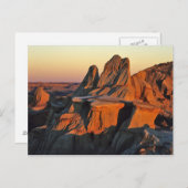 Badlands in het Nationaal Park Theodore Roosevelt Briefkaart (Voorkant / Achterkant)