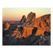 Badlands in het Nationaal Park Theodore Roosevelt Foto Afdruk (Voorkant)